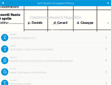 Tablet Screenshot of parrocchieinsieme.org